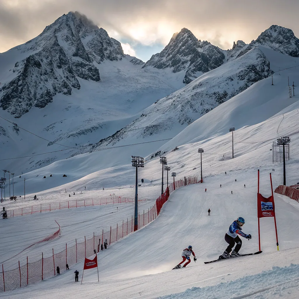 Competitive Skiing Course